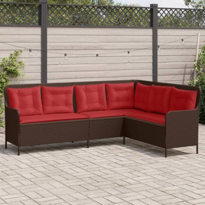 Garden sofa with cushions,...