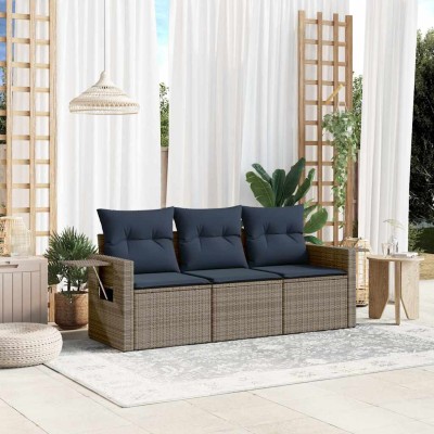 3-piece garden sofa set...