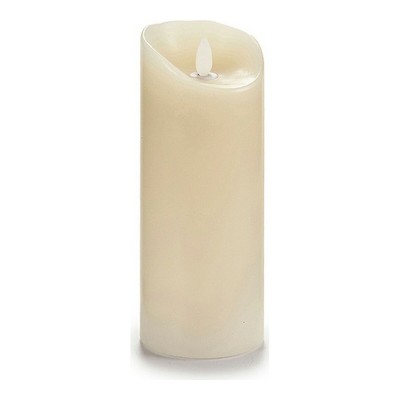 LED Candle Cream Plastic...