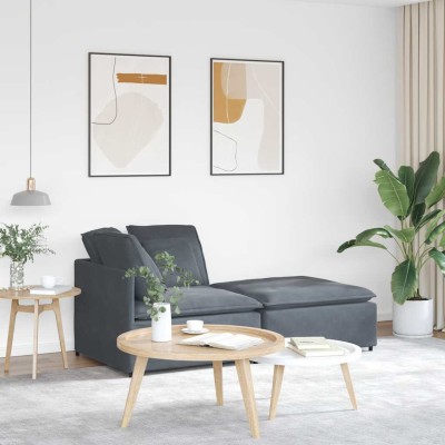 Modular sofa with footrest...