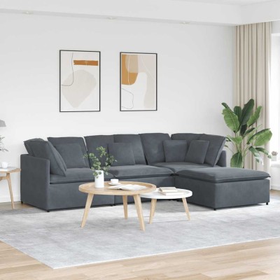 Modular sofa with footrest...