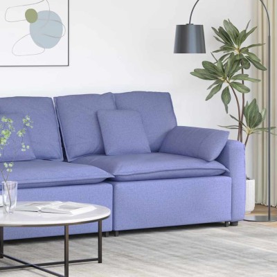 Modular sofa with armrest,...