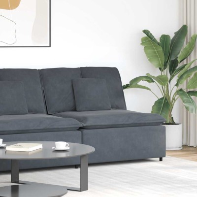 Modular sofa with cushions,...