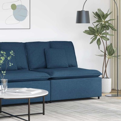 Modular sofa with cushions,...
