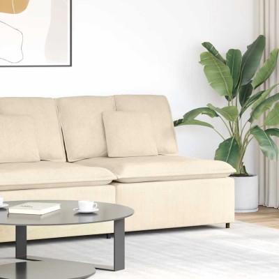 Modular sofa with cushions,...