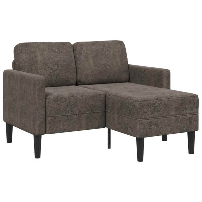 Double sofa with chaise...