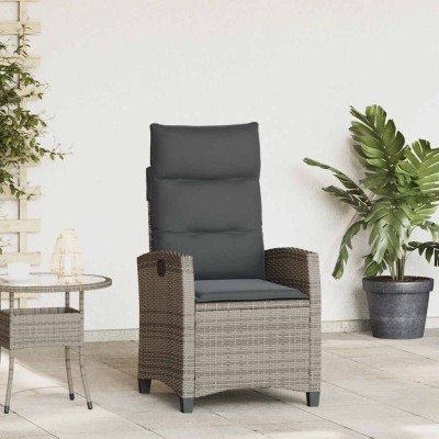 Reclining garden chair with...