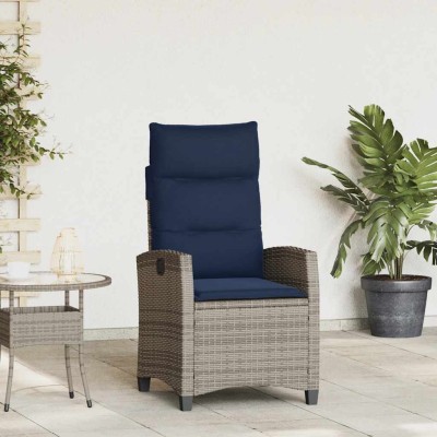 Reclining garden chair with...