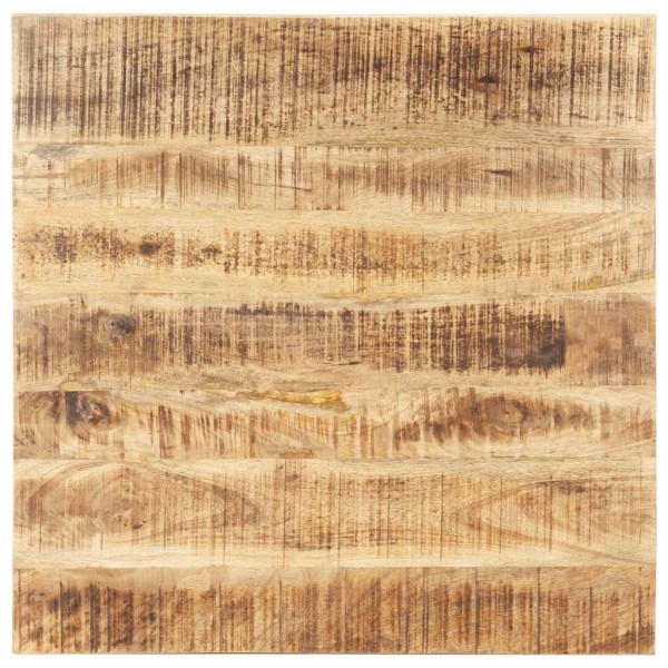 Table top, 80x80cm, solid mango wood, 25-27mm
