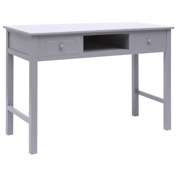 Desk, gray, 110x45x76 cm, wood