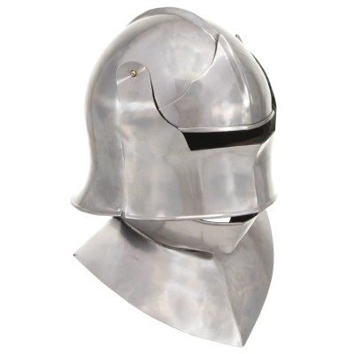 Knight's helmet, silver,...