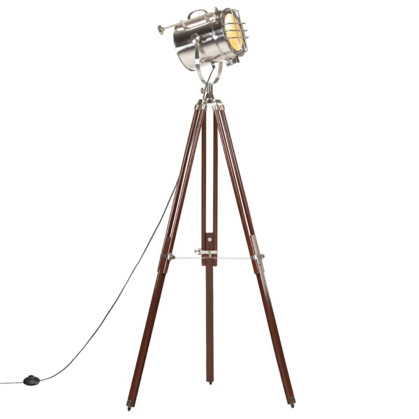 Tripod standing lamp, 180cm, solid mango wood