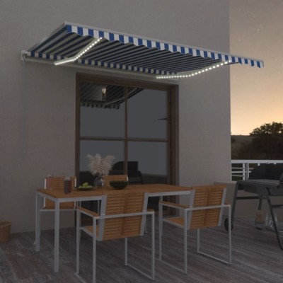 Manual retractable awning,...
