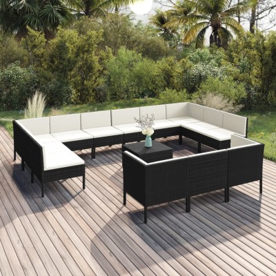 Garden set with cushions,...