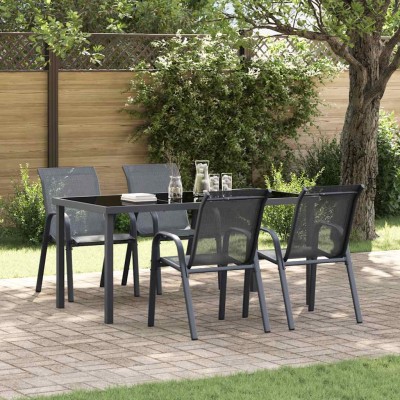 Stackable garden chairs, 4...