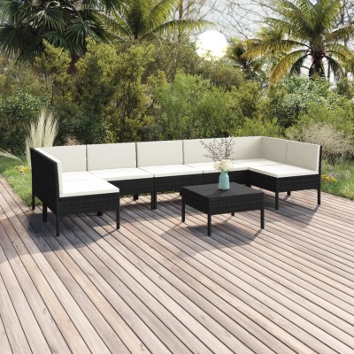 Garden set with cushions, 8...