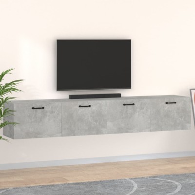 Cabinets, 2 pcs., concrete...