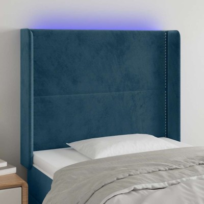 Headboard with LED, dark...