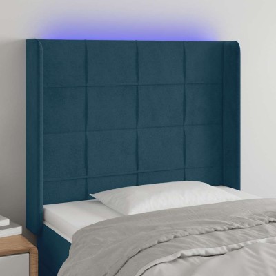 Headboard with LED, dark...