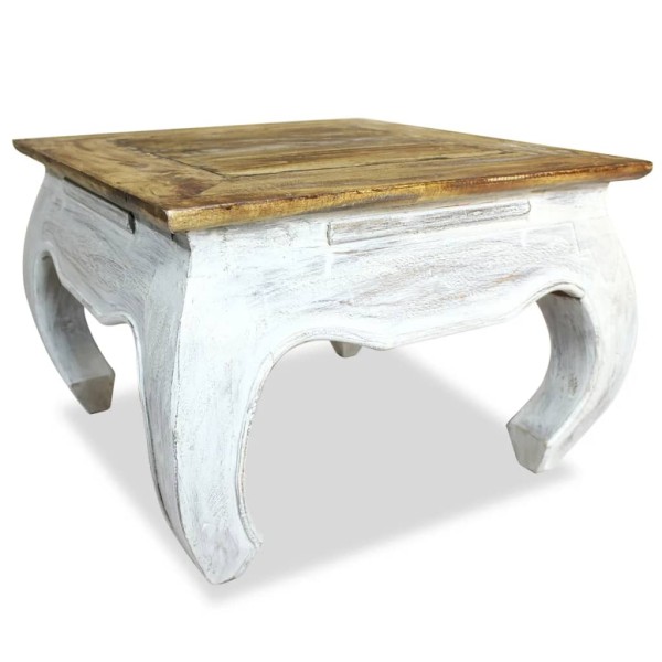 Side table, 50x50x35cm, solid mahogany wood