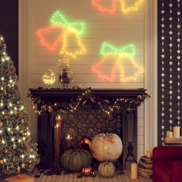 Christmas decoration bells with 72 LEDs, 3 pcs., 50x56cm