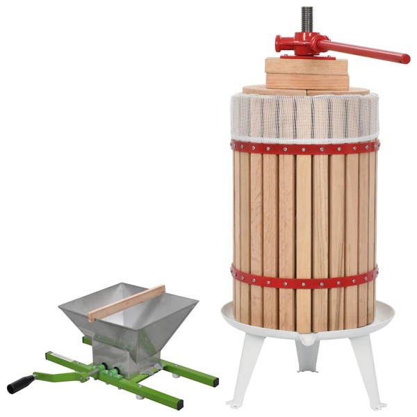 Fruit and wine press and chopper set, 2d.