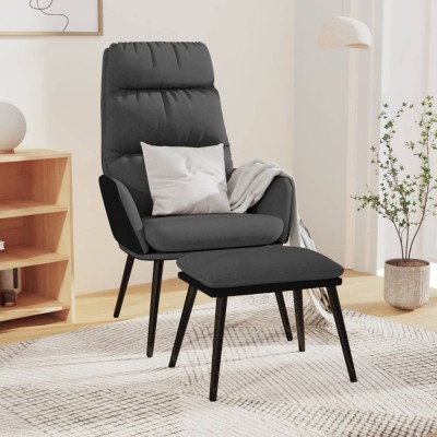 Lounge chair with stool,...