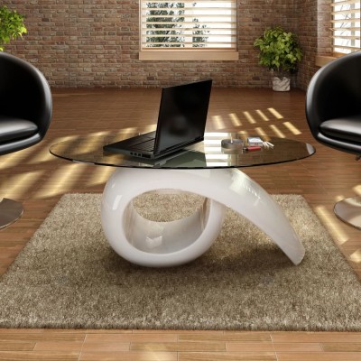 Coffee table. with oval...