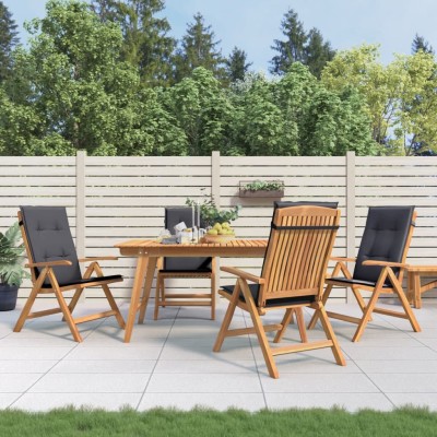 Reclining garden chairs...