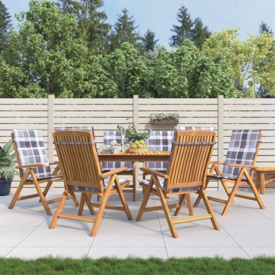 Reclining garden chairs...