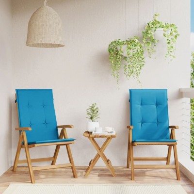 Reclining garden chairs...