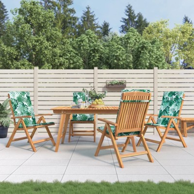 Reclining garden chairs...