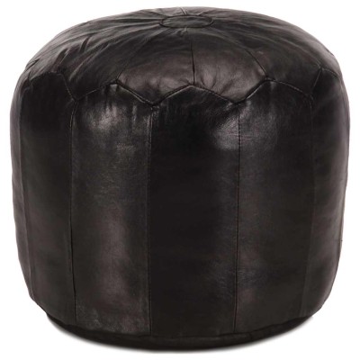 Pouf, black, 40x35 cm,...