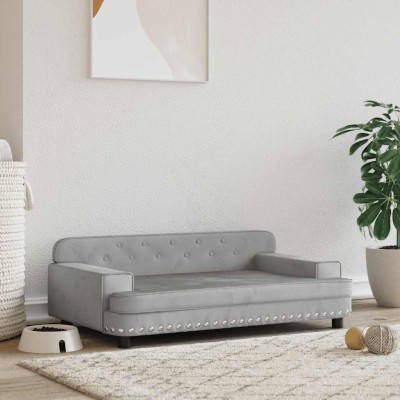 Bed for dogs, light gray,...