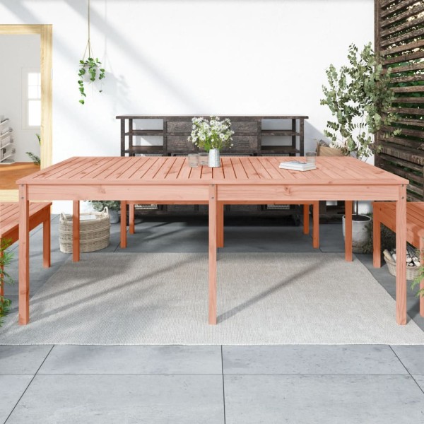 Garden table, 203.5x100x76cm, solid spruce wood