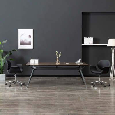 Swivel office chair, black...