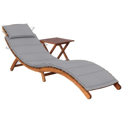 Garden sunbed with table...