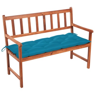 Garden bench with cushion,...