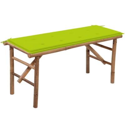 Folding garden bench with...