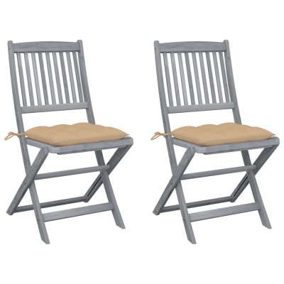 Folding outdoor chairs with...