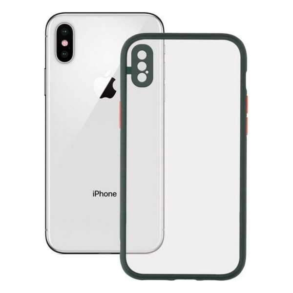 Чехол для мобильного телефона iPhone X/XS KSIX Duo Soft Зеленый