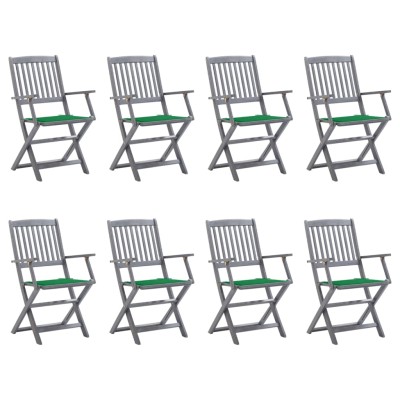 Folding outdoor chairs with...
