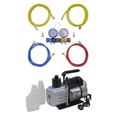 Vacuum pump with 4-way...