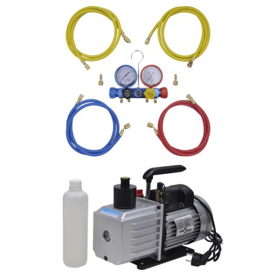 Vacuum pump with 4-way...