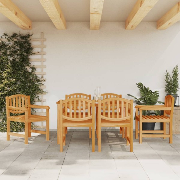 Garden chairs, 6 pcs., 58x59x88cm, solid teak wood