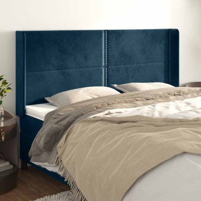 Headboard with ears, blue,...