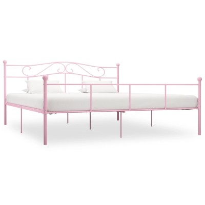 Bed frame, pink, 180x200cm,...