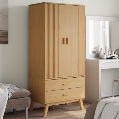 Wardrobe OLDEN, brown,...