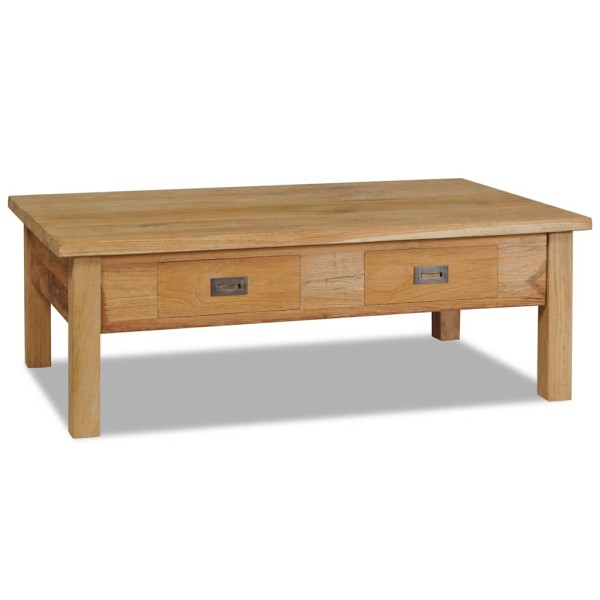 Coffee table, solid teak wood, 100x60x35cm