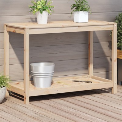Planting table with shelf,...